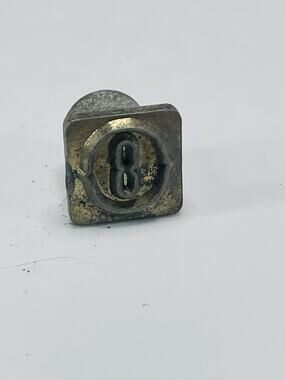 Leather Stamp 8 Tandy Craftool Alphabet Single Replacement Letter Size 1/2 Inch